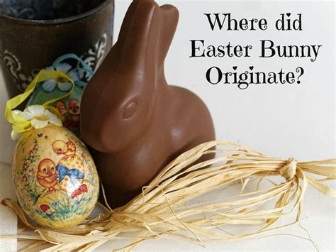 easter bunny originated in germany